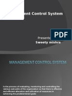 Management Control System: Presented by