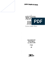 AZEVEDO, Antônio Junqueira De. Negócio Jurídico Existência, Validade e Eficácia PDF