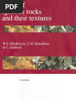 Atlas of Igneous Rocks and Their Textures MacKenzie，W. S. Atlas of Igneous Rocks and Their Textures W S MacKenzie C H