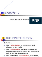 Analysis of Variance