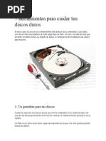 7 Herramientas Para Cuidar Tus Discos Duros