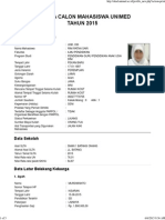 Formulir Pendataan Mahasiswa Baru