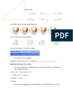 Problemas de Multiplicacion