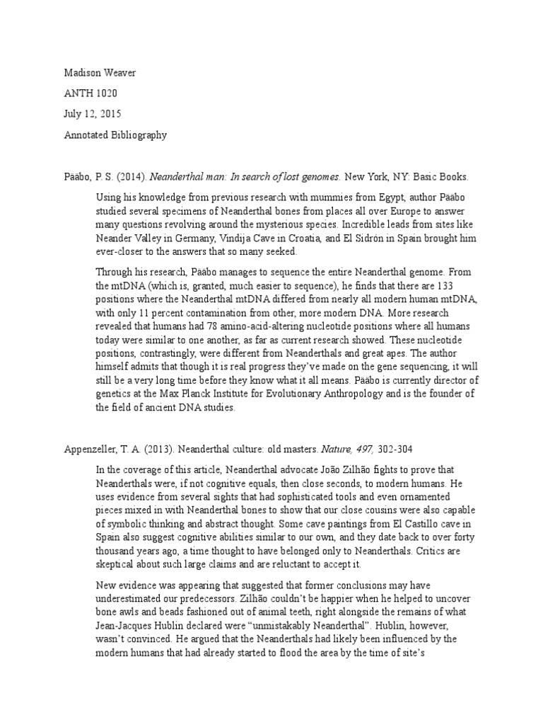 Annotated bibliography example mla picture