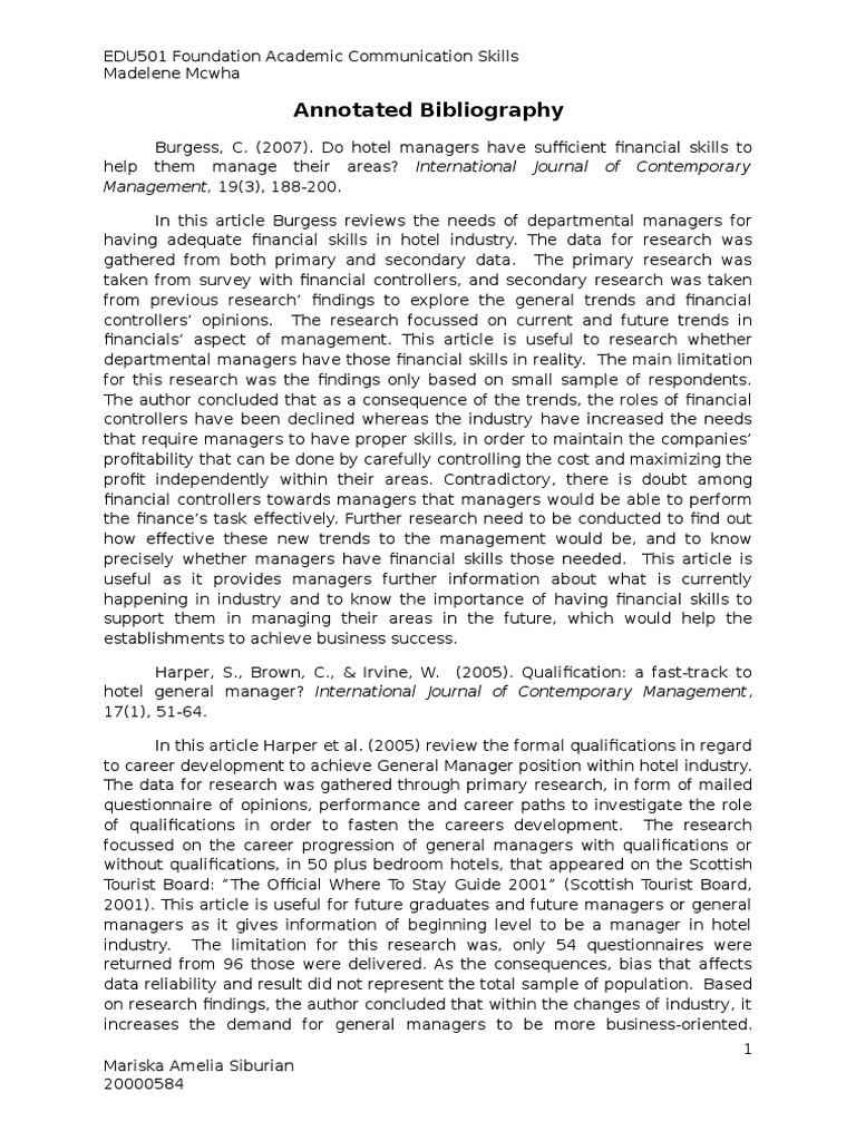 Annotated bibliography chicago style picture