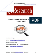 Global Ceramic Ball Valve Industry Report 2015