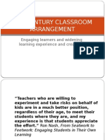 21st Century Classroom Arrangement