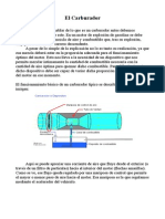 Cómo funciona el carburador de un motor de gasolina