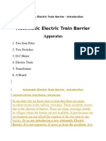 Automatic Electric Train Barrier