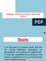 General Introduction of Machine Tools
