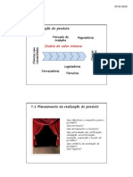 7 Realização Do Produto