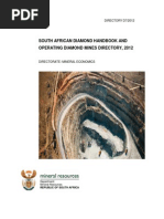 Download South African Diamond and Operating Diamond Mines Directory by Johanneslub SN278886641 doc pdf