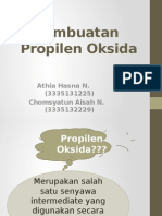 Pembuatan Propilen Oksida