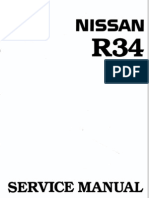 Nissan Skyline R34 All Workshop Manual