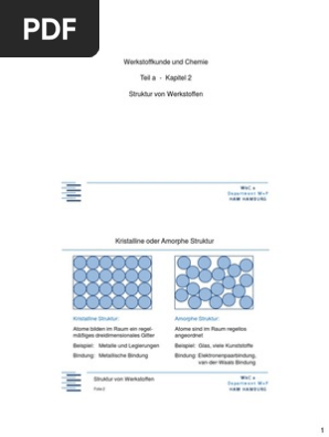 Wkc Struktur Von Werkstoffen