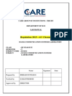 EC6512 Communication System Lab Manual