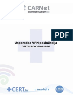 Usporedba VPN Poslužitelja