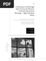 A Formação Em Psicologia