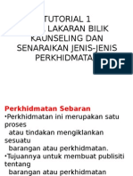 Kaunseling Dan Senaraikan Jenis-jenis Perkhidmatan