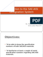 Introduction To The SAE-AISI Desiganation System