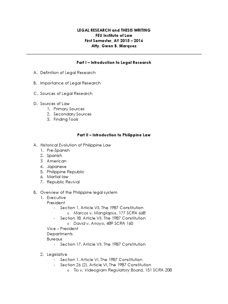 Legal research and writing courses image