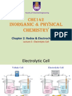 Inorganic & Physical Chemistry: Chapter 2: Redox & Electrochemistry