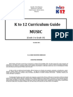 Music Curriculum Guide Grades 1-10 December 2013