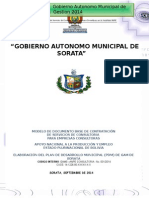 Plan Municipal Sorata