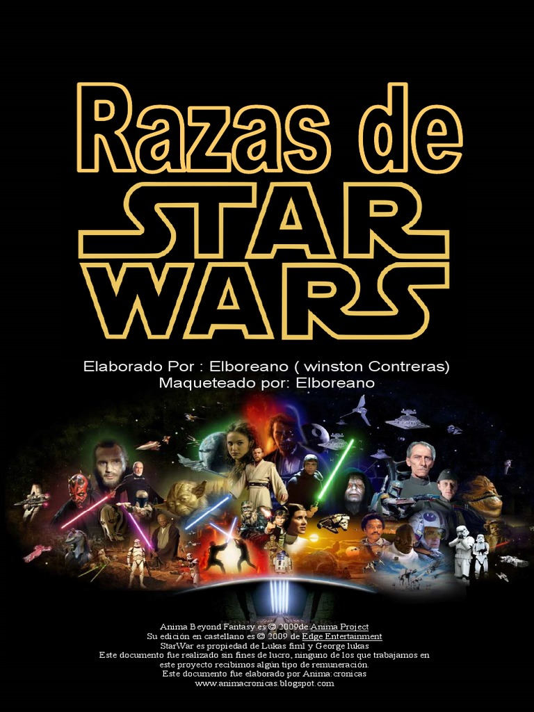 Razas Star Wars V0.3 | PDF | Cerebro | Tribu