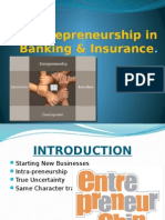 Entrepreneurship in Banking & Insurance