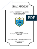 Proposal Permohonan Listrik Desa