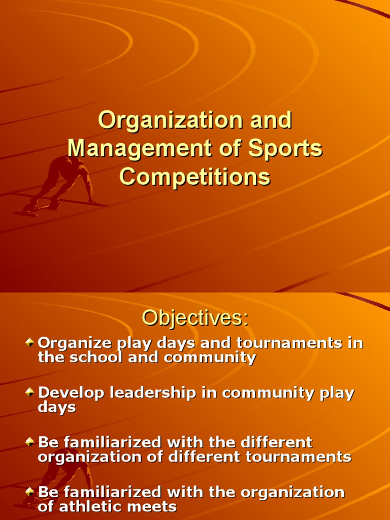 Sports Management Chapter 1 PDF Tournament Sports