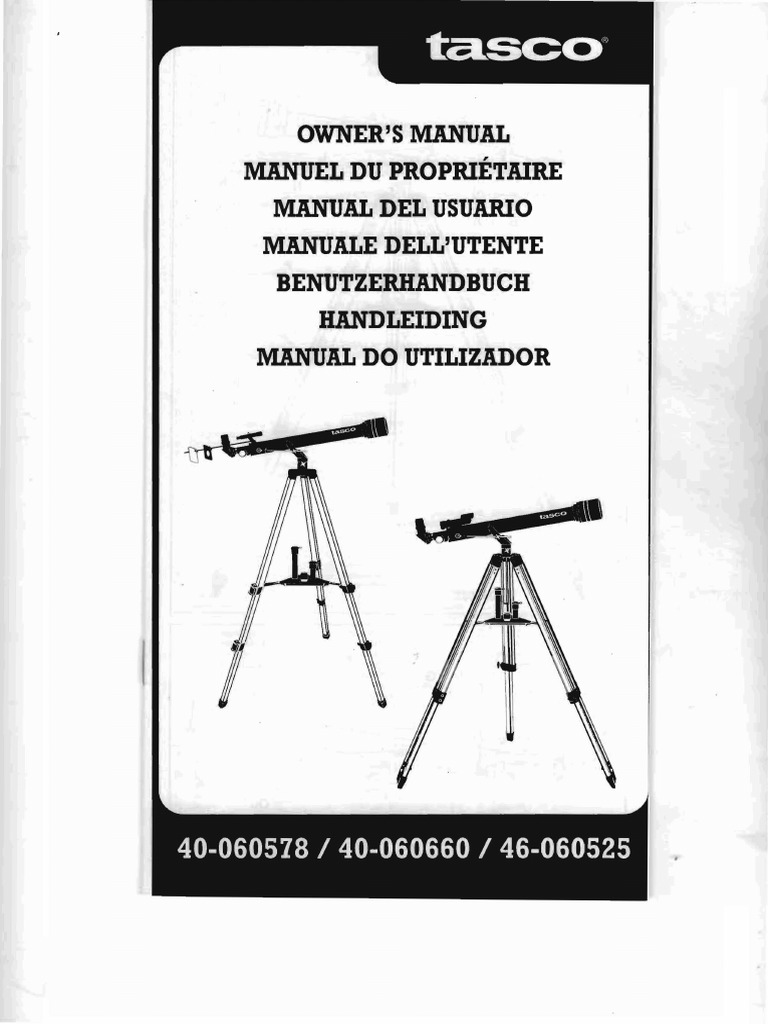 Manual Tasco Luminova 40060660 PDF Visual Perception Sun