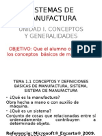 Sistemas de Manufactura