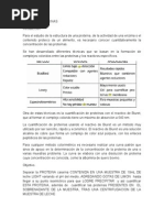 Reporte Proteinas, CONCENTRACION DE PROTEINAS