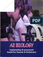 Edexcel A2 Biology Implementation and Assessment Guide For Teachers and Technicians