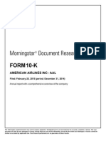 American Airlines Group Inc Form 10-K