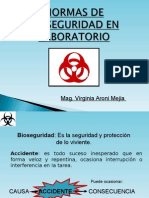 Normas de Bioseguridad en Laboratorio