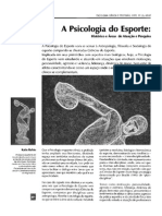 A Psicologia Do Esporte: A Psicologia Do Esporte: Histórico e Áreas de Atuação e Pesquisa