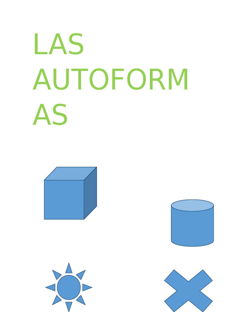 Las Autoformas | PDF