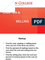 Chapter 8 - Selling