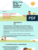 Las Estrategias y Los Instrumentos de Evaluación Desde El Enfoque Formativo