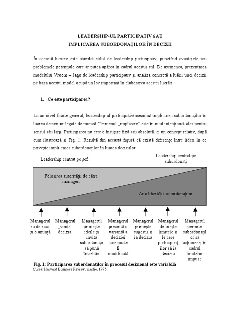 Leadership Ul Participativ | PDF