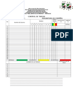 Control tareas bimestrales