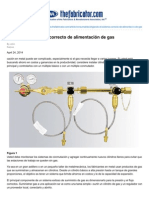 Eligiendo El Sistema Correcto de Alimentación de Gas