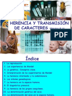 Herencia Y Transmision de Caracteres