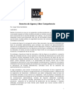 Artículo - Derecho de Aguas y Libre Competencia (Jorge Yáñez Santibáñez)