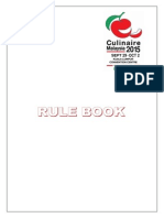Culinaire Malaysia 2015 Rule Book PDF
