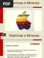 Vitaminas e Minerais
