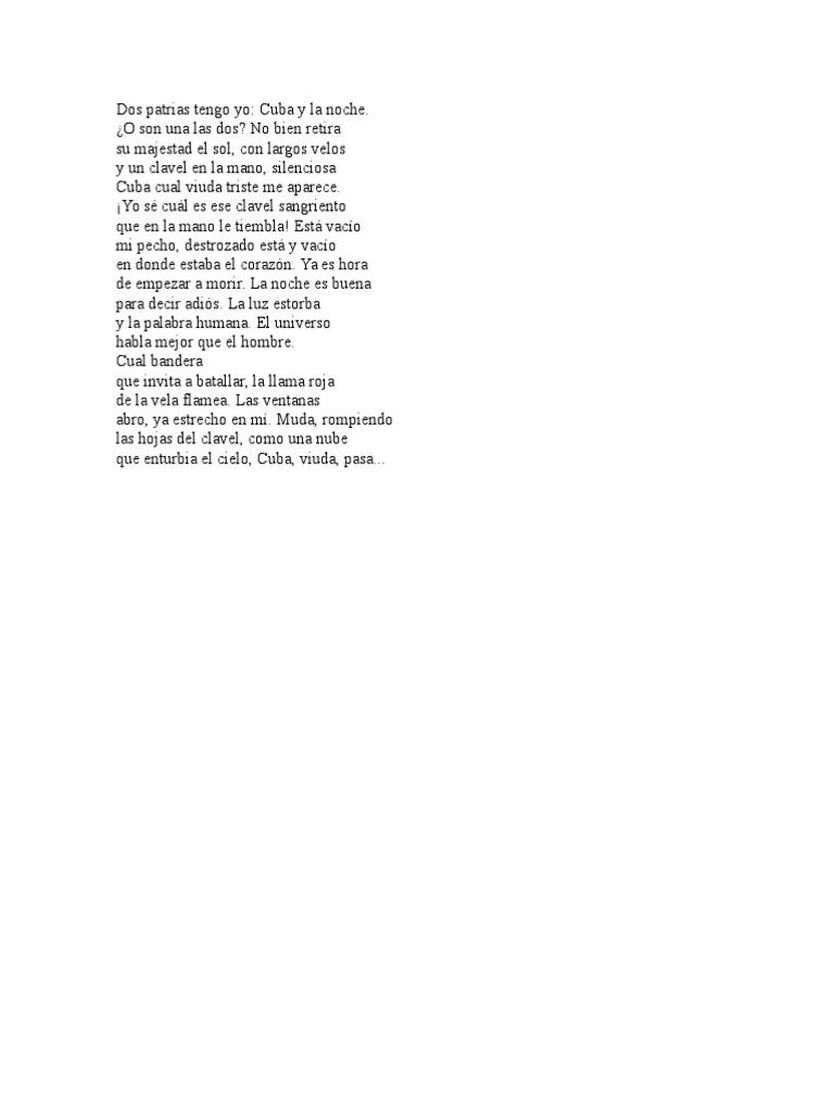Jose Marti Dos Patrias PDF